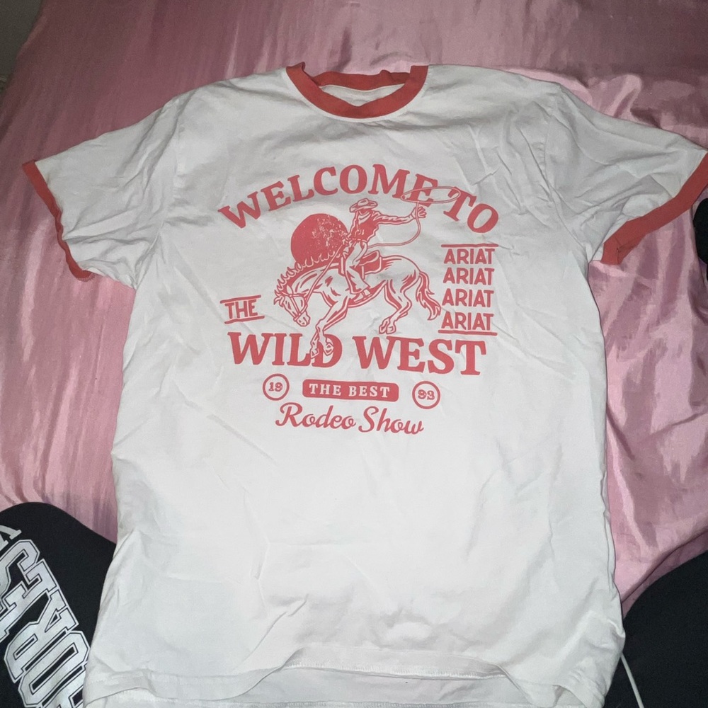 Ariat Red and White Rodeo Show T-Shirt